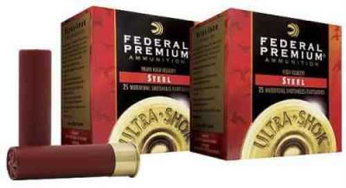 12 Gauge 25 Rounds Ammunition Federal Cartridge 3 1/2" 1 1/2 oz Steel #BBB